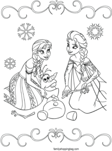 Frozen Coloring Page 6