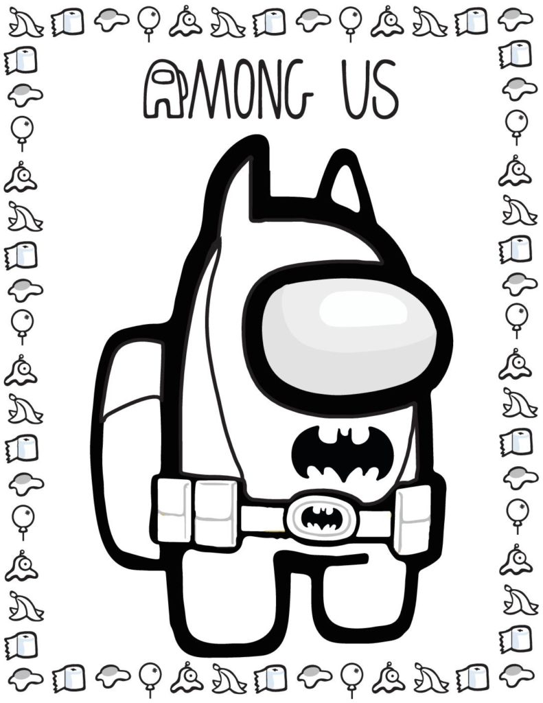 Coloring Page  Among US  pdf