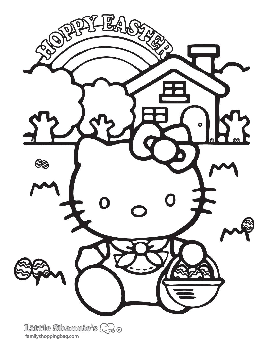 Coloring Page 6 Easter Coloring Pages
