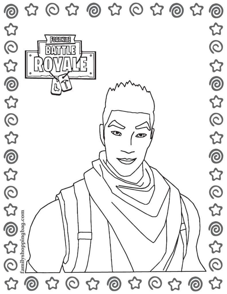 Coloring Page  Fortnite  pdf