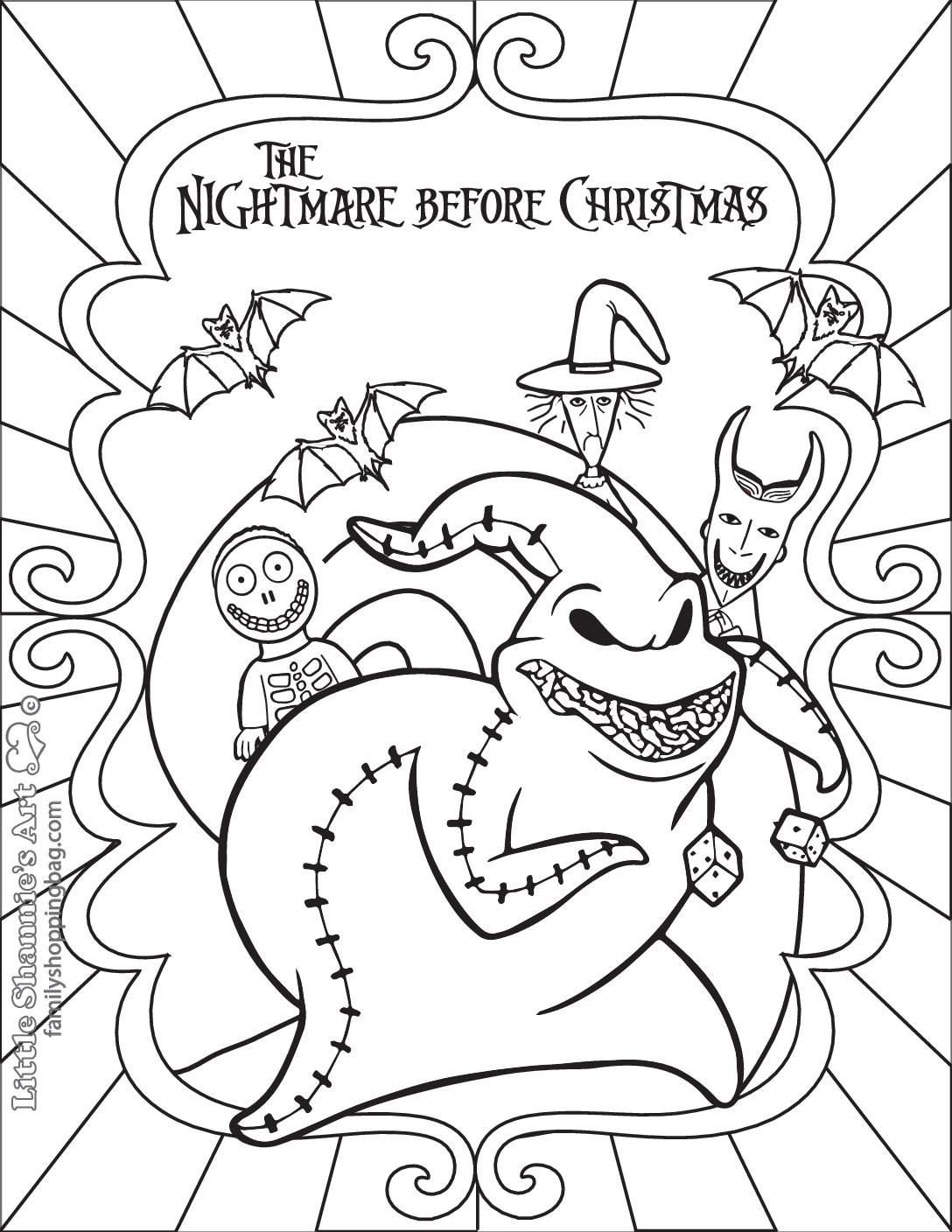 Coloring Page 6 Nightmare BC
