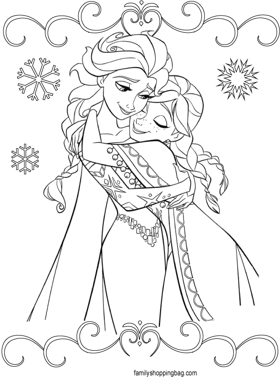 Frozen Coloring Page 7