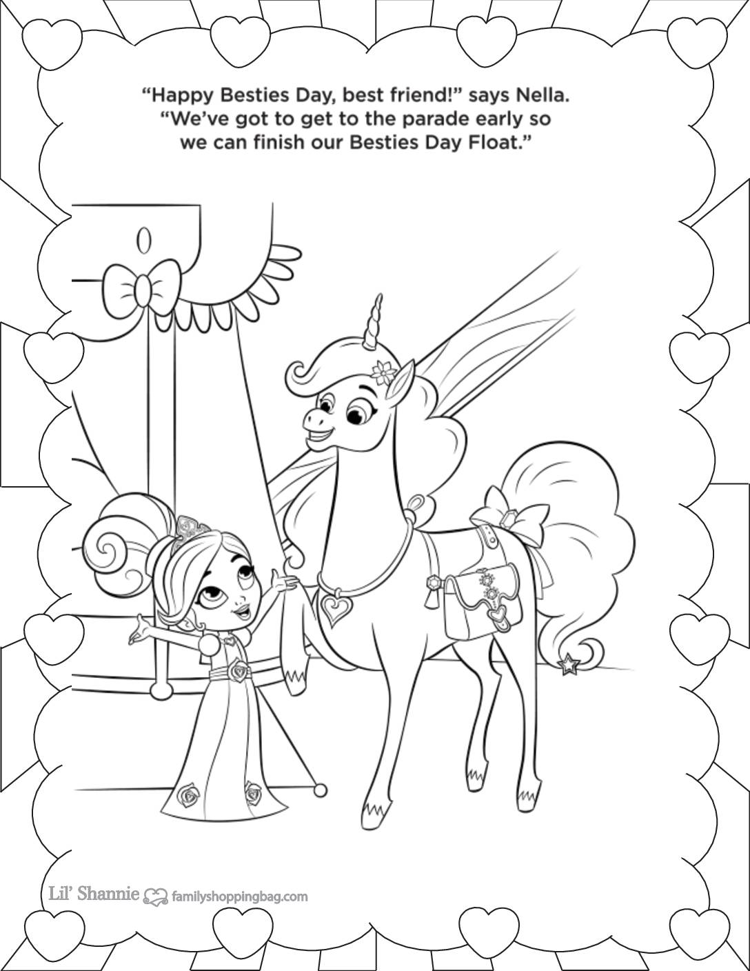 Coloring Page 7 Nella Knight Coloring Pages