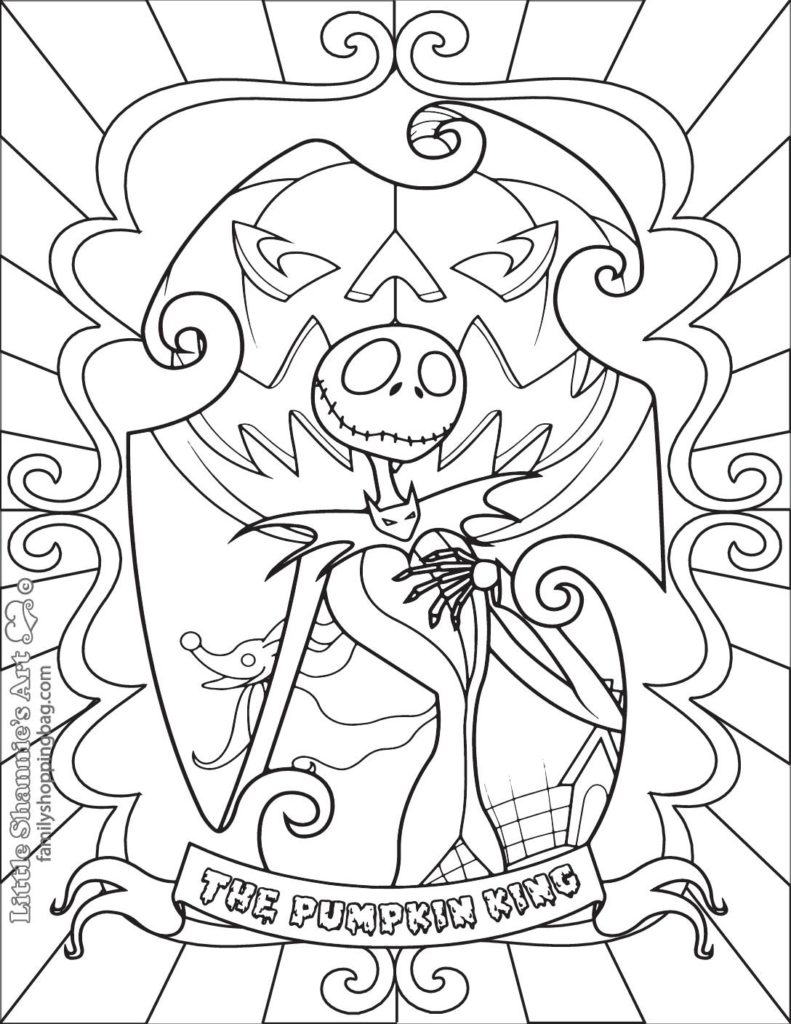 Coloring Page  Nightmare BC  pdf