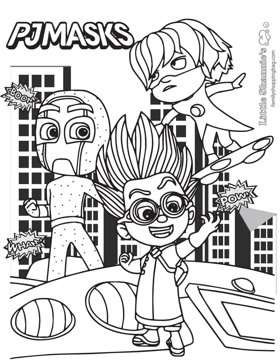 Pj Masks Coloring Page