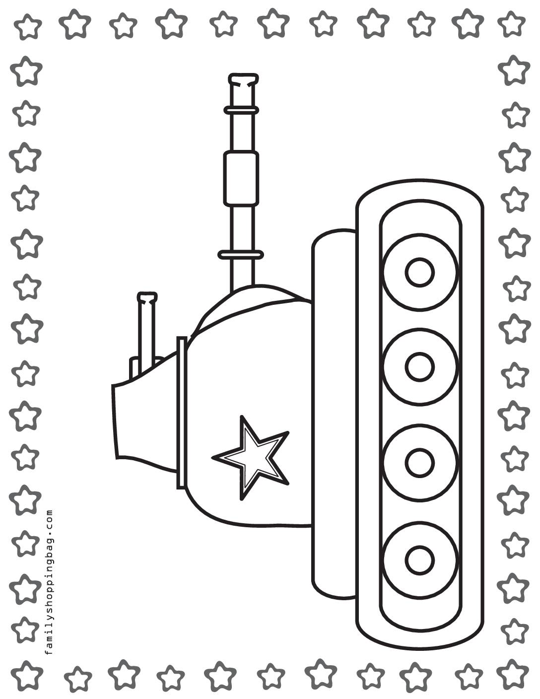Coloring Page  army  pdf