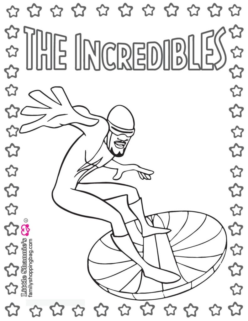 Coloring Page  Incredibles  pdf