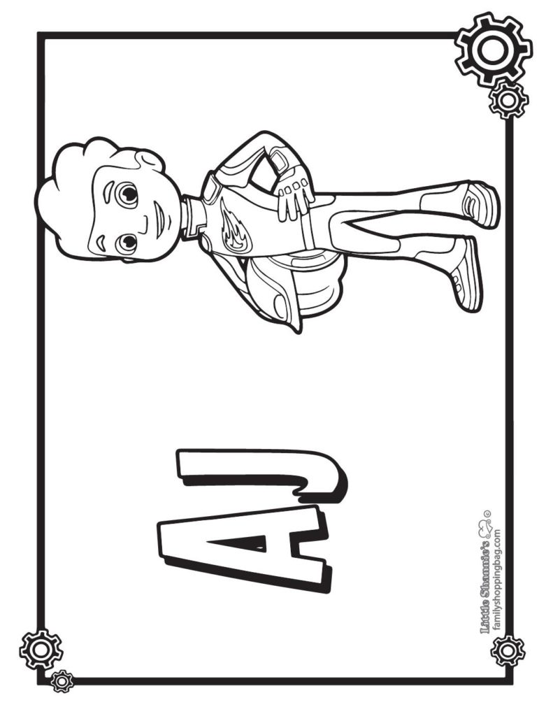 Coloring Page Blaze  pdf