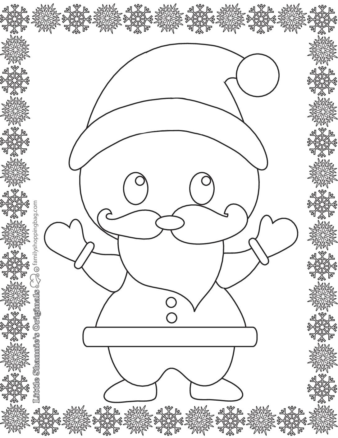 Coloring Page Christmas Coloring Pages