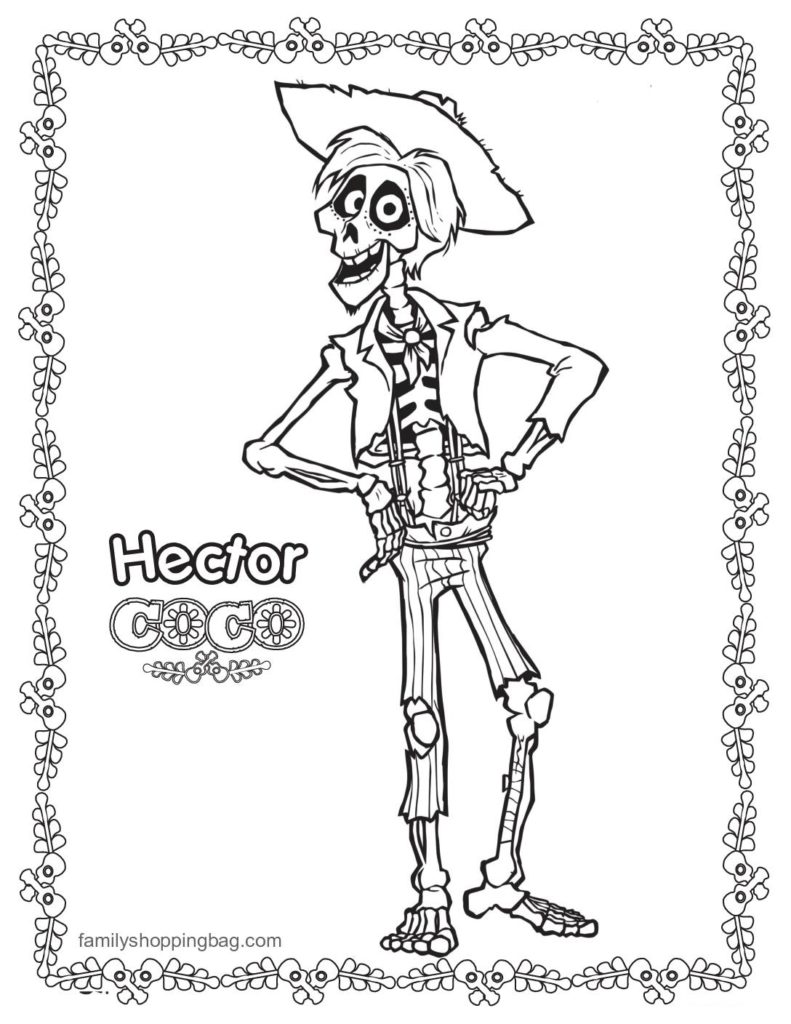 Coloring Page Coco  pdf