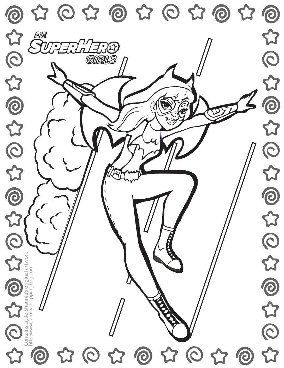 Coloring Page DC Super Hero Girls Coloring Pages