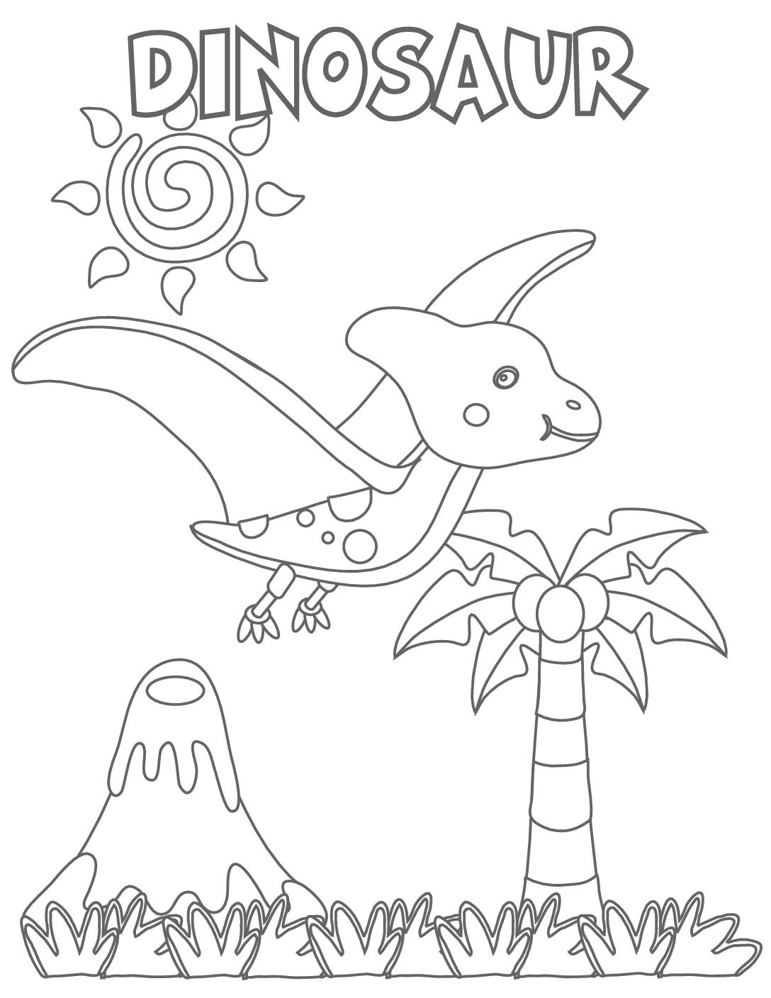 Coloring Page Dinosaur Coloring Pages