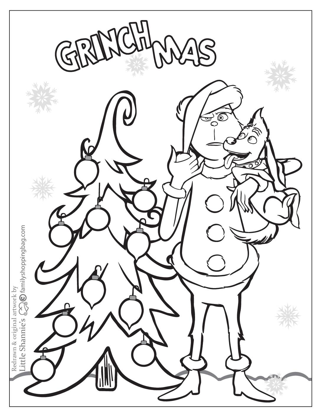 Coloring Page Grinch  pdf