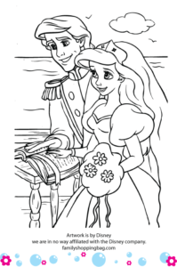 Coloring Page Little Mermaid Coloring Pages