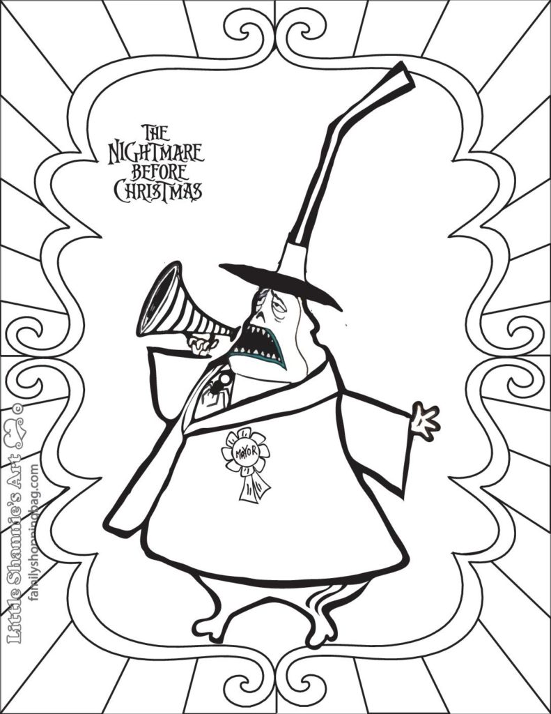 Coloring Page Nightmare BC  pdf