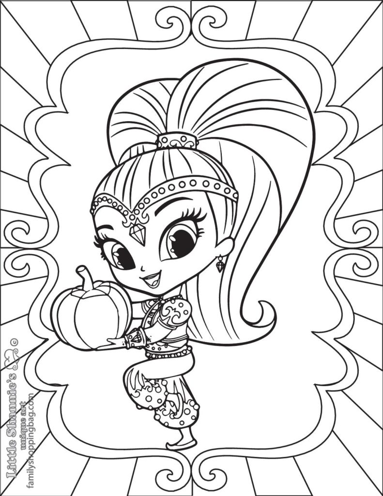 Coloring Page Shimmer  pdf