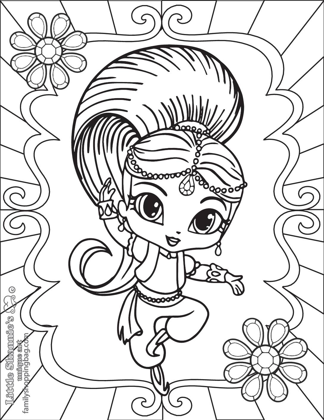 Coloring Page Shimmer  pdf