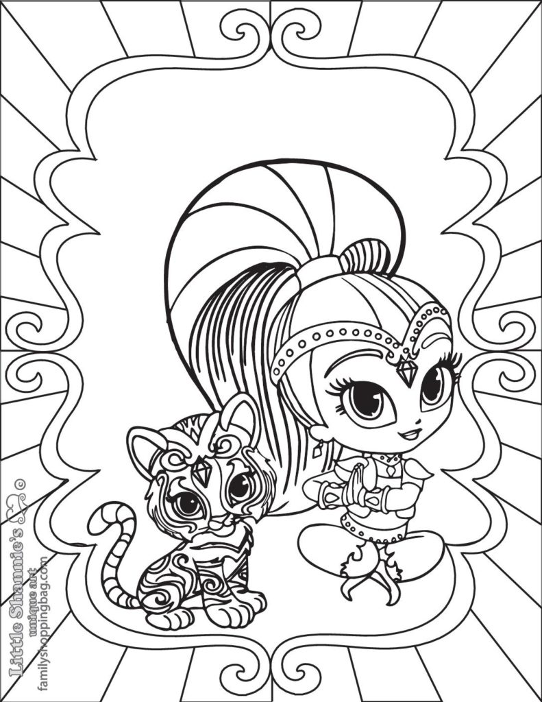 Coloring Page Shimmer  pdf
