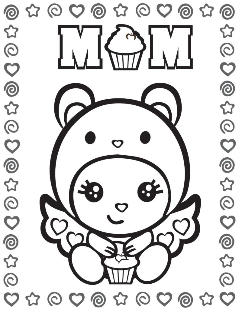 Coloring Pages  Mothers Day  pdf