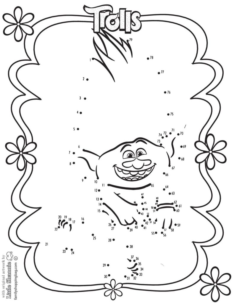 Connect The Dots  Trolls  pdf