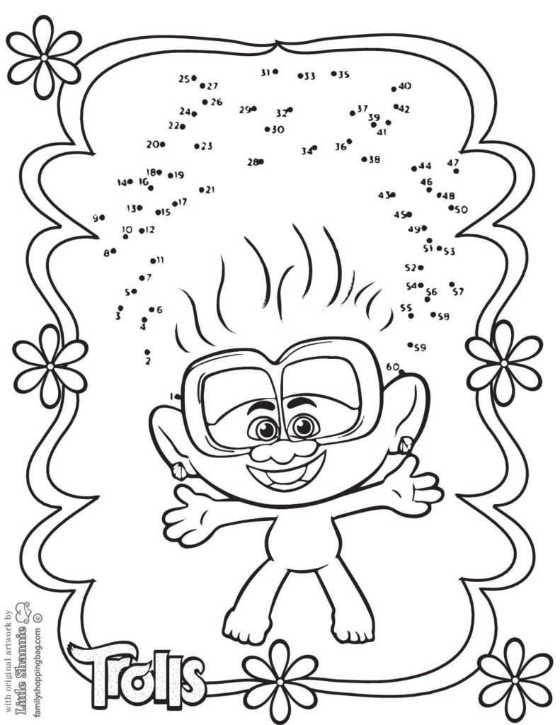 Connect The Dots Trolls  pdf