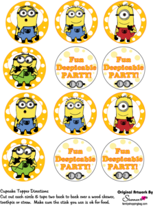 Cupcake Toppers Party Decorations