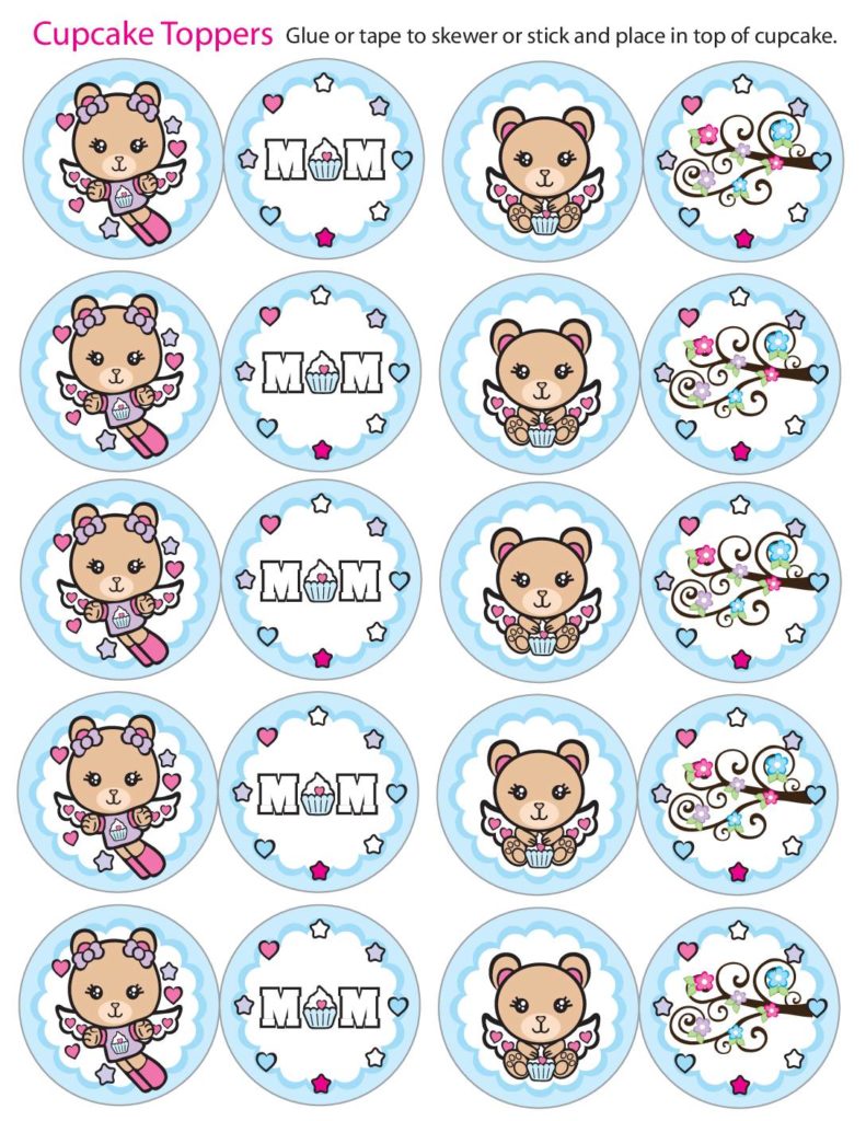 Cupcake Tops Mothers Day  pdf