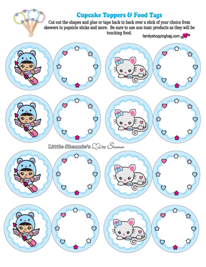 Cupcake Tops Valentine Shannies  pdf