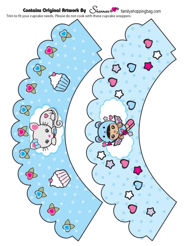 Cupcake Valentine Shannies  pdf
