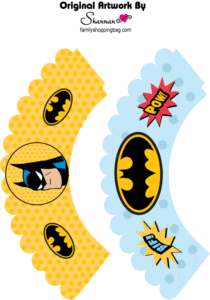 Batman Cupcake Wrappers