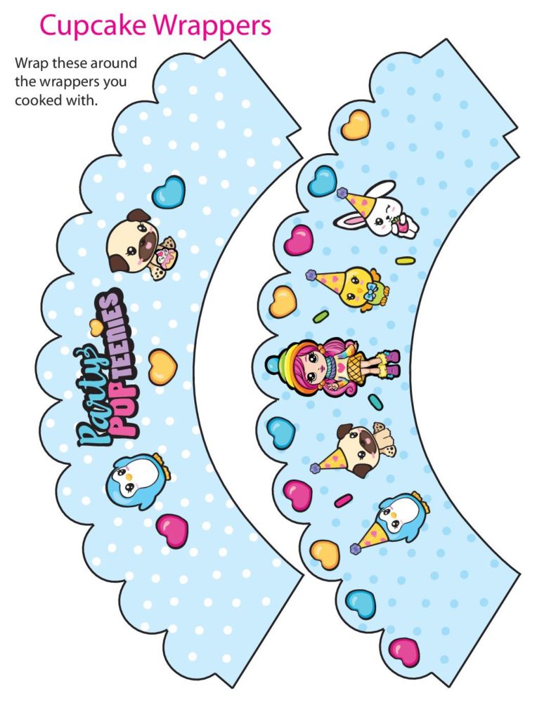 Cupcake Wrapper Party Pop Teenies  pdf