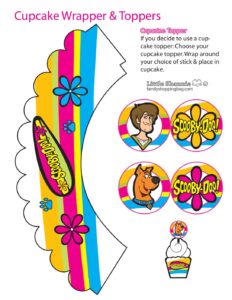 Cupcake Wrapper Set Scooby Doo  pdf