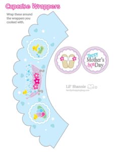 Cupcake Wrappers  Moms Spa Day  pdf