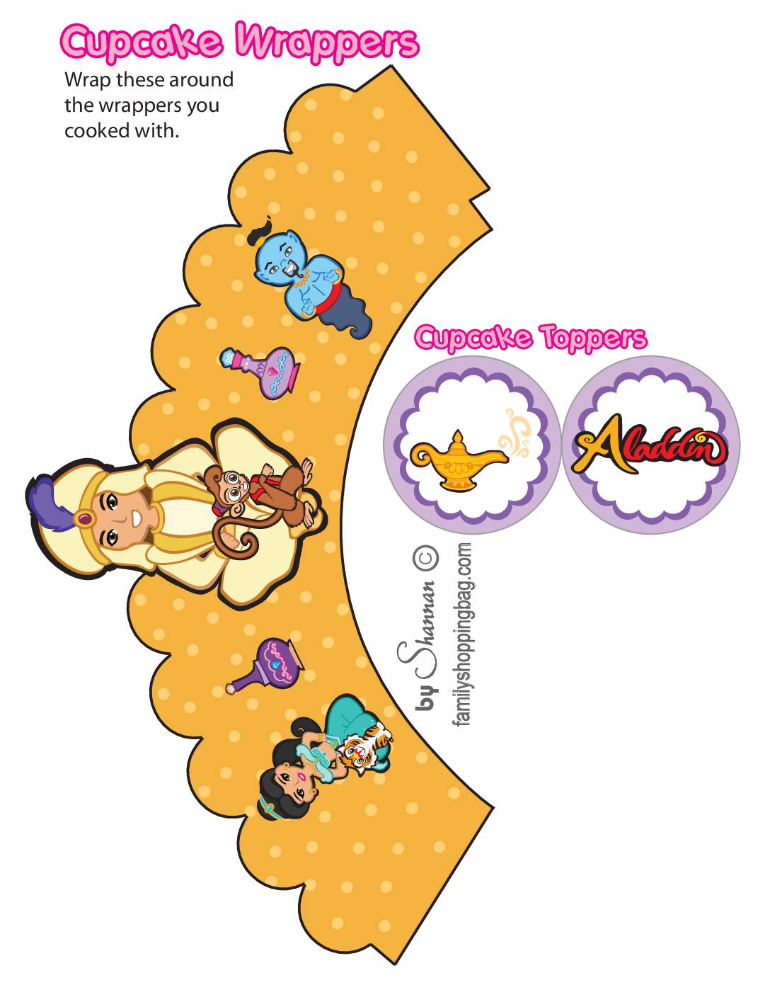 Cupcake Wrappers  Page Aladdin  pdf