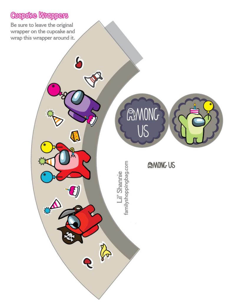 Cupcake Wrappers Among US  pdf