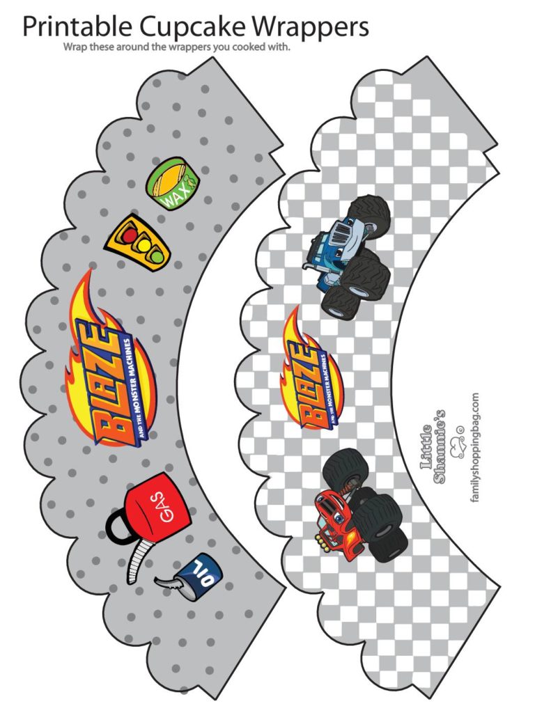 Cupcake Wrappers Blaze  pdf