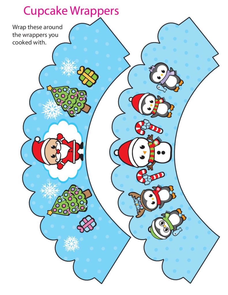 Cupcake Wrappers Christmas  pdf