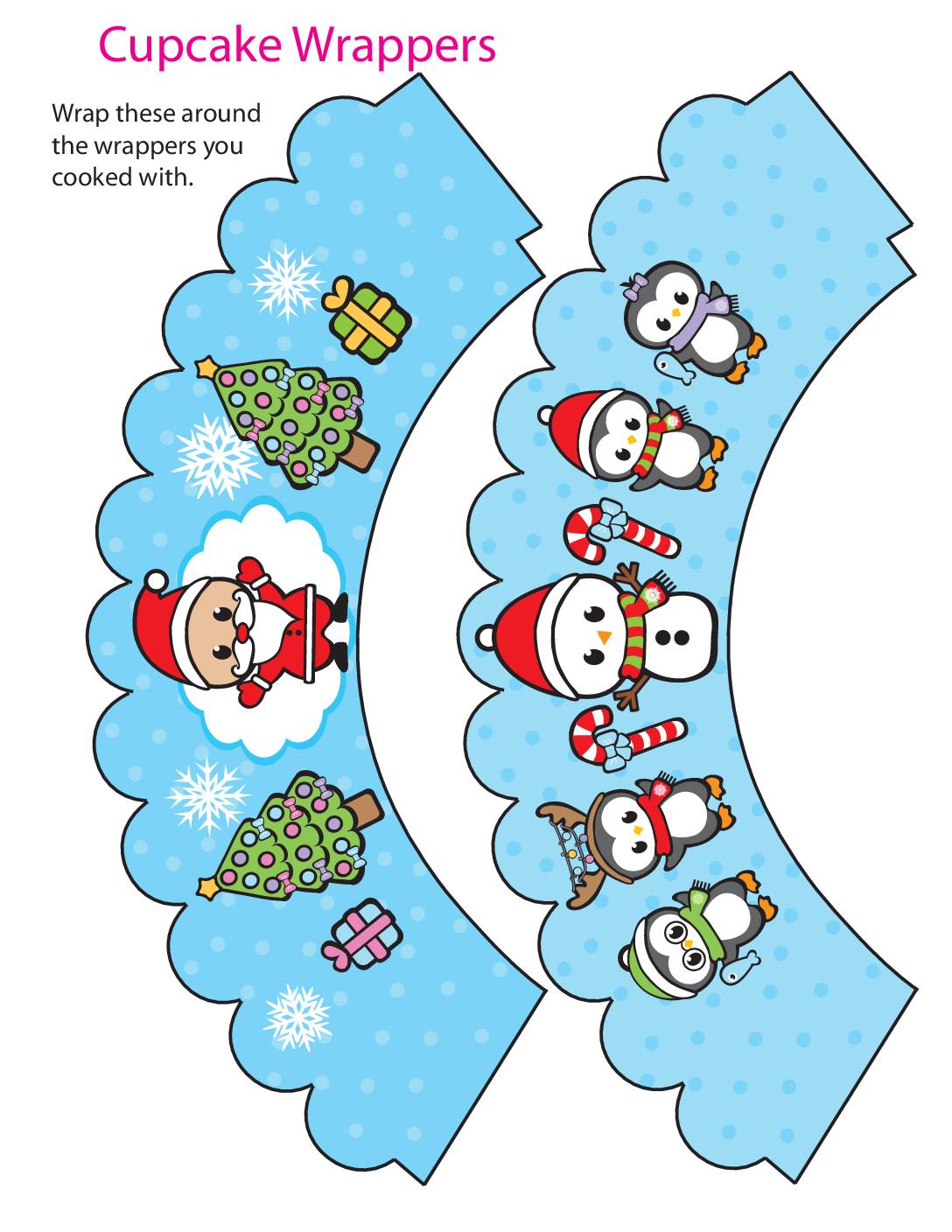 Cupcake Wrappers Christmas  pdf