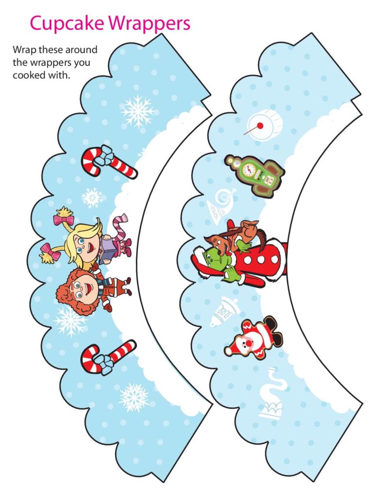Cupcake Wrappers Grinch  pdf