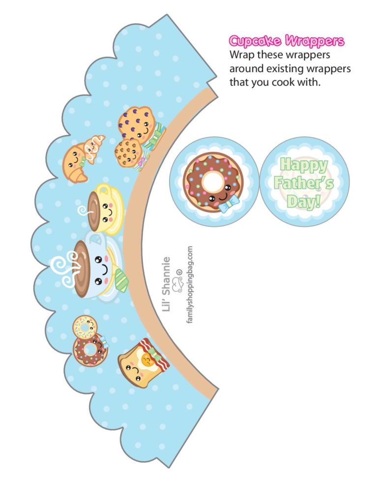 Cupcake Wraps  Fathers Day Breakfast  pdf