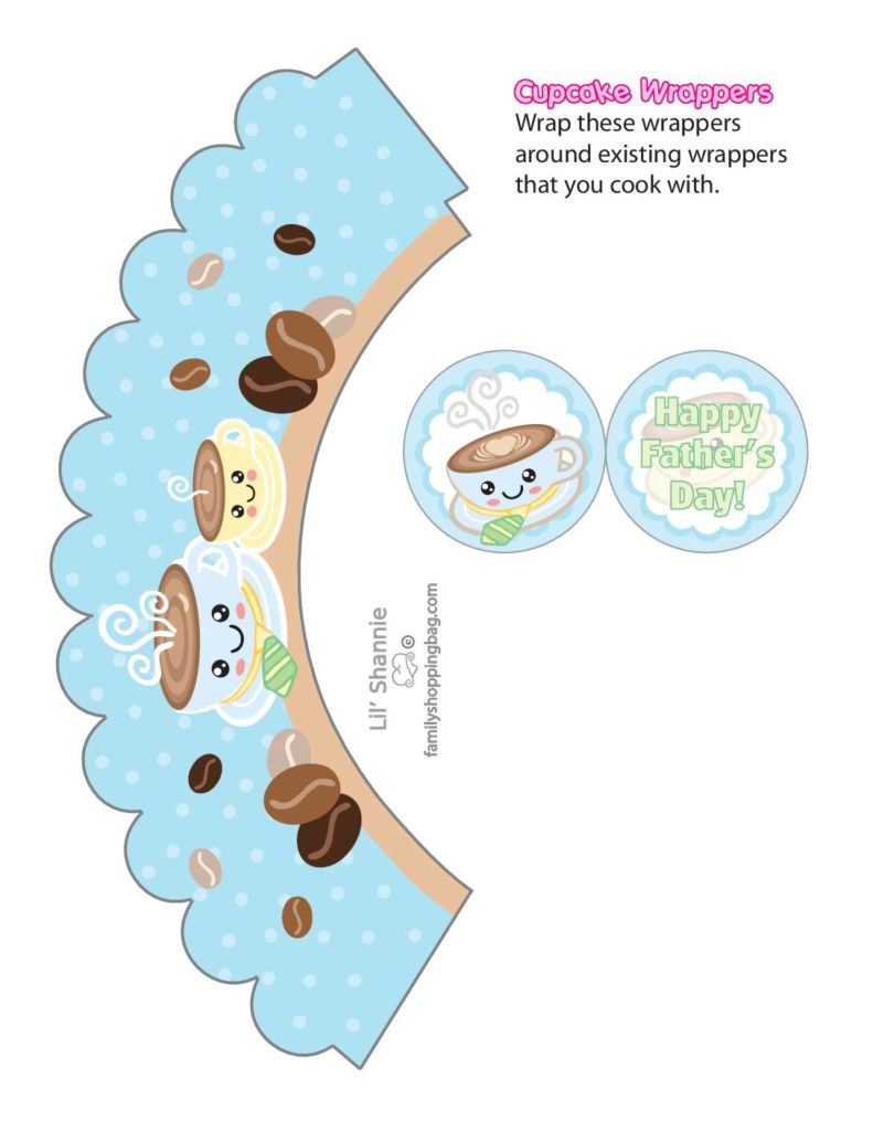 Cupcake Wraps Fathers Day Breakfast  pdf