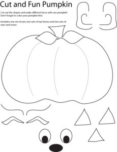 Cut and Create Pumpkin