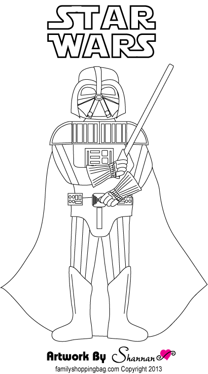 Darth Coloring Page Coloring Pages