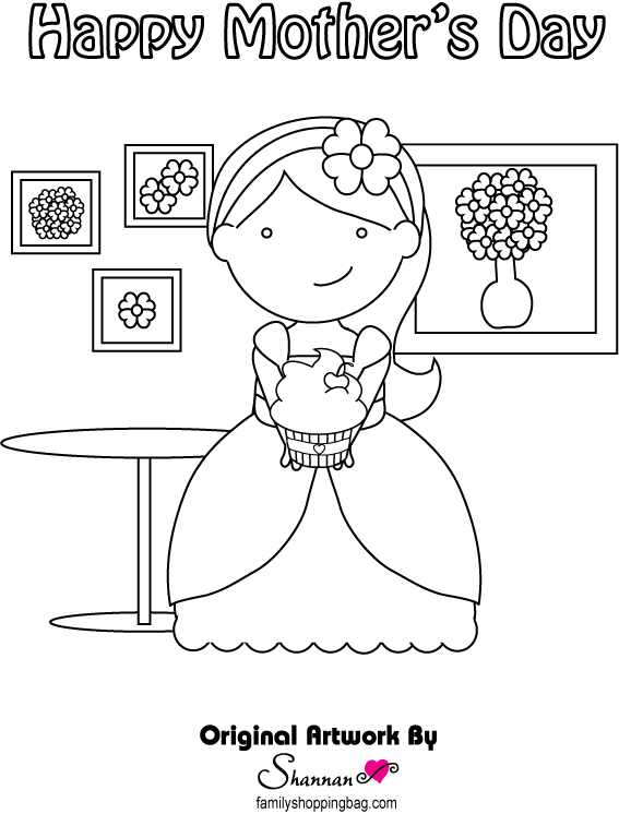 Daughter Coloring Page Coloring Pages