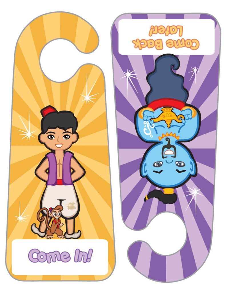 Door Hanger Aladdin  pdf