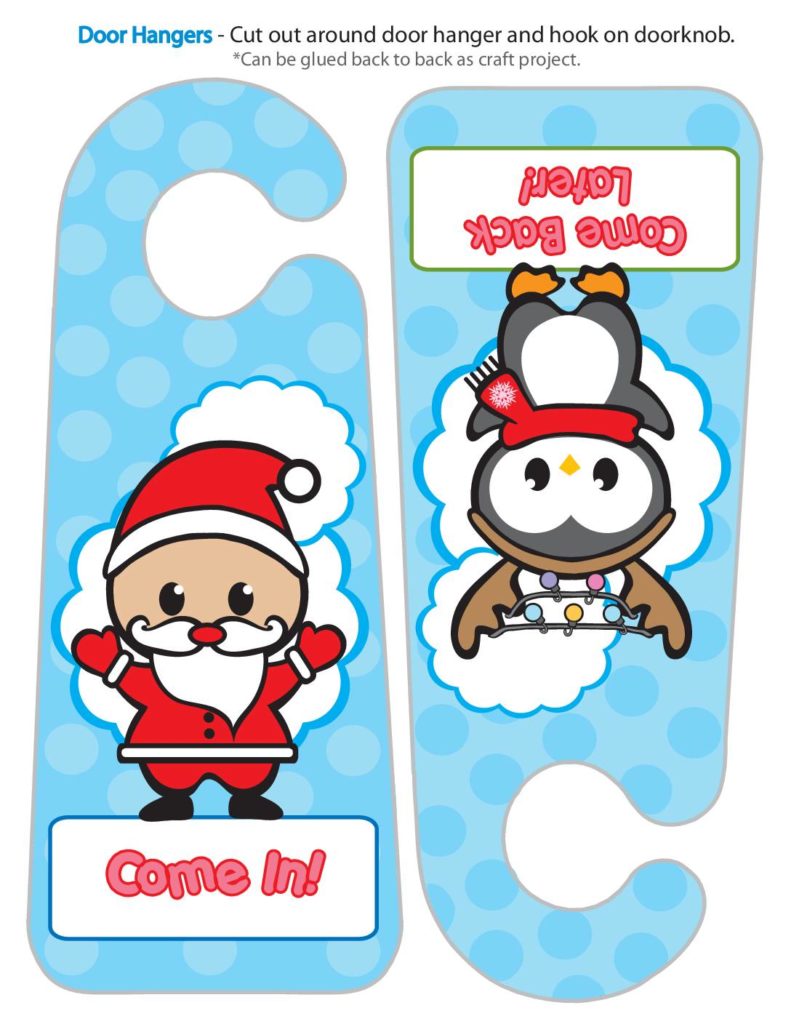 Door Hanger Christmas  pdf