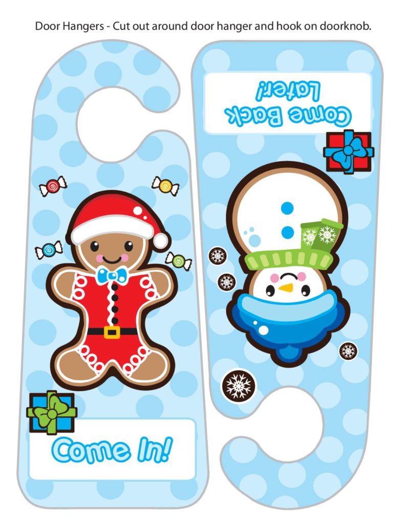 Door Hanger Christmas  pdf