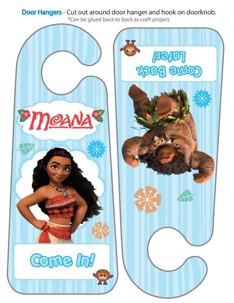 Door Hanger Moana  pdf