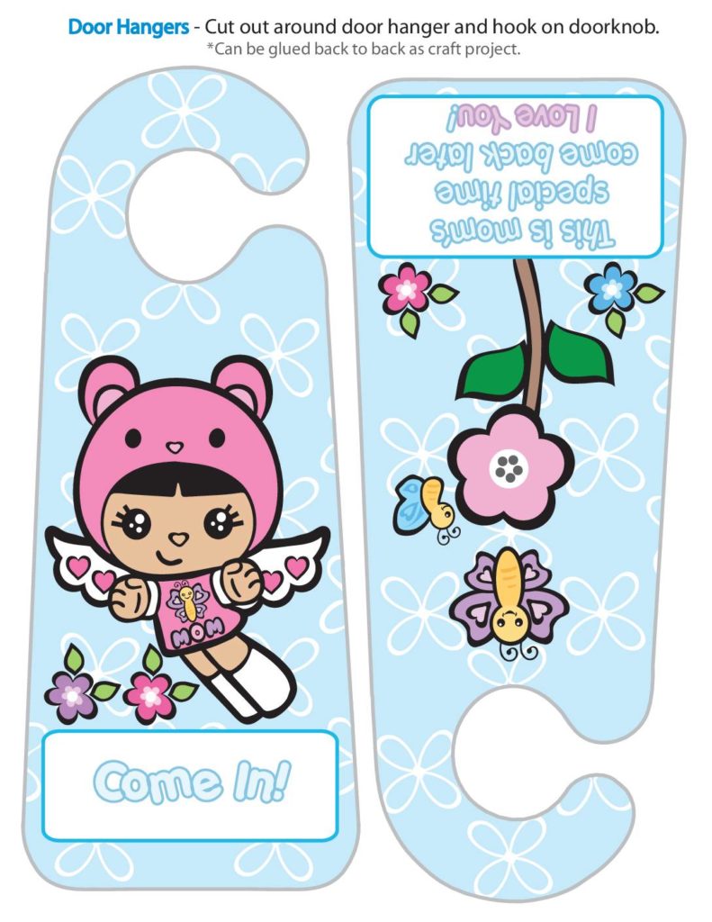 Door Hanger Mothers Day  pdf