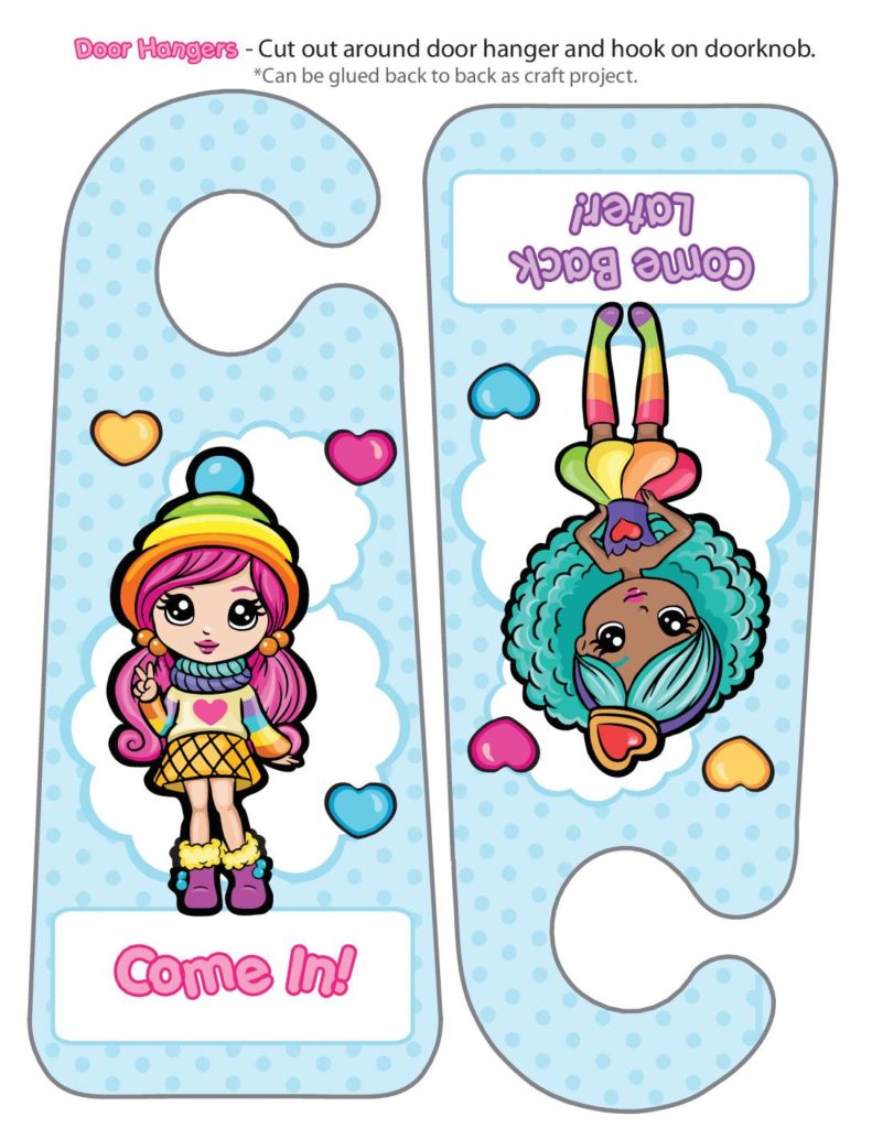 Door Hanger Party Pop Teenies  pdf